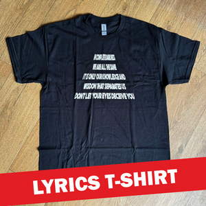 "In Complete Darkness" song lyrics T-SHIRT